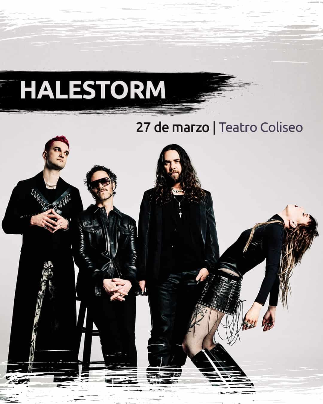 Halestorm en Chile 2026: una noche de hard rock demoledor en el Teatro Coliseo
